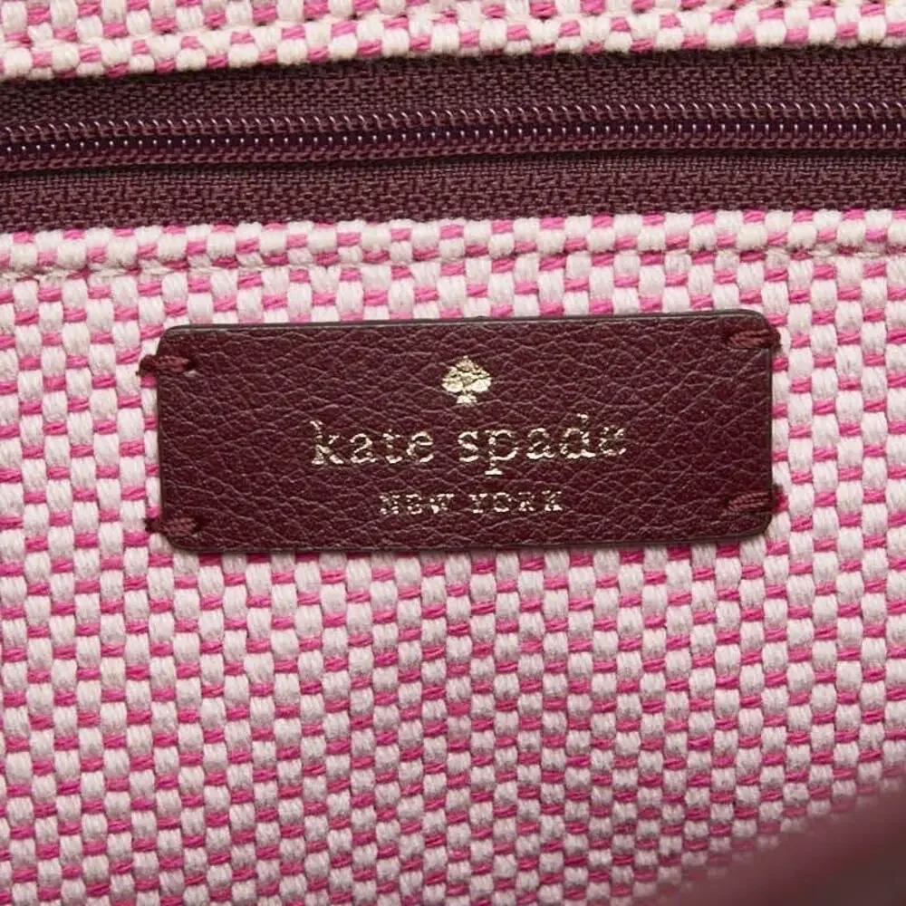 Kate Spade Canvas Leather Tote Bag Pink